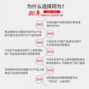 TOWE同为7位8位10A pdu电源机柜插座经济型工程安全机柜插排10A国标三孔五孔PDU国标10A经济款8位10A国标五孔，EN10/G803K