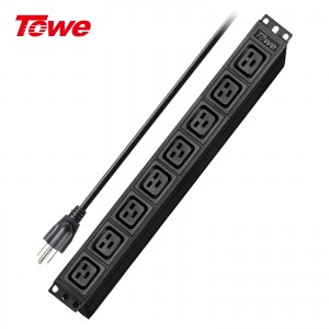 Power Strip，IEC C19 Metal 8 Outlet Mountable Power Strip，Power Strip Heavy Duty