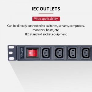 Power Strip，IEC C19 Metal 8 Outlet Mountable Power Strip，Power Strip Heavy Duty